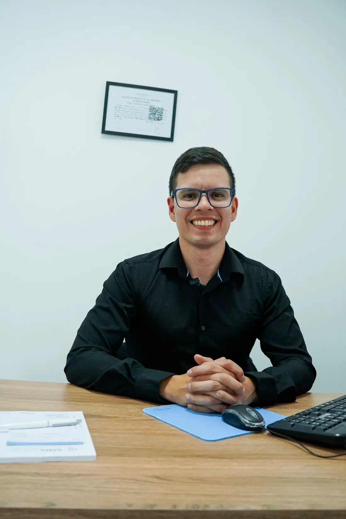 Erikson Sánchez, médico clínico de Sana Salud